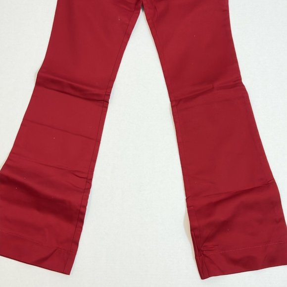 Rare NWT Y2K Dickies Girl Cherry Red Bootcut Canvas Pants Size 3 STYLE# NHH1011 - Picture 4 of 16